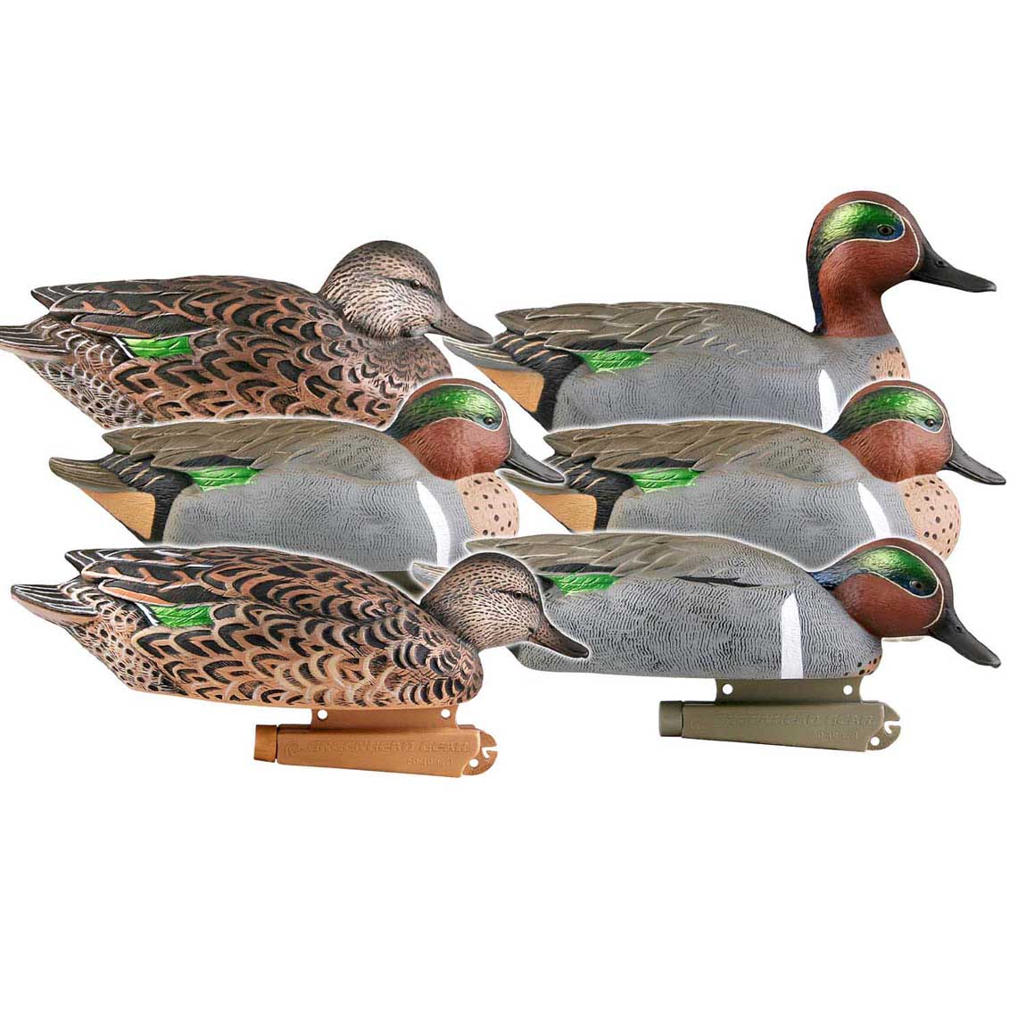 Avery Ghg Pro Grade Green Wing Teal Floater Decoys 6pk 73123