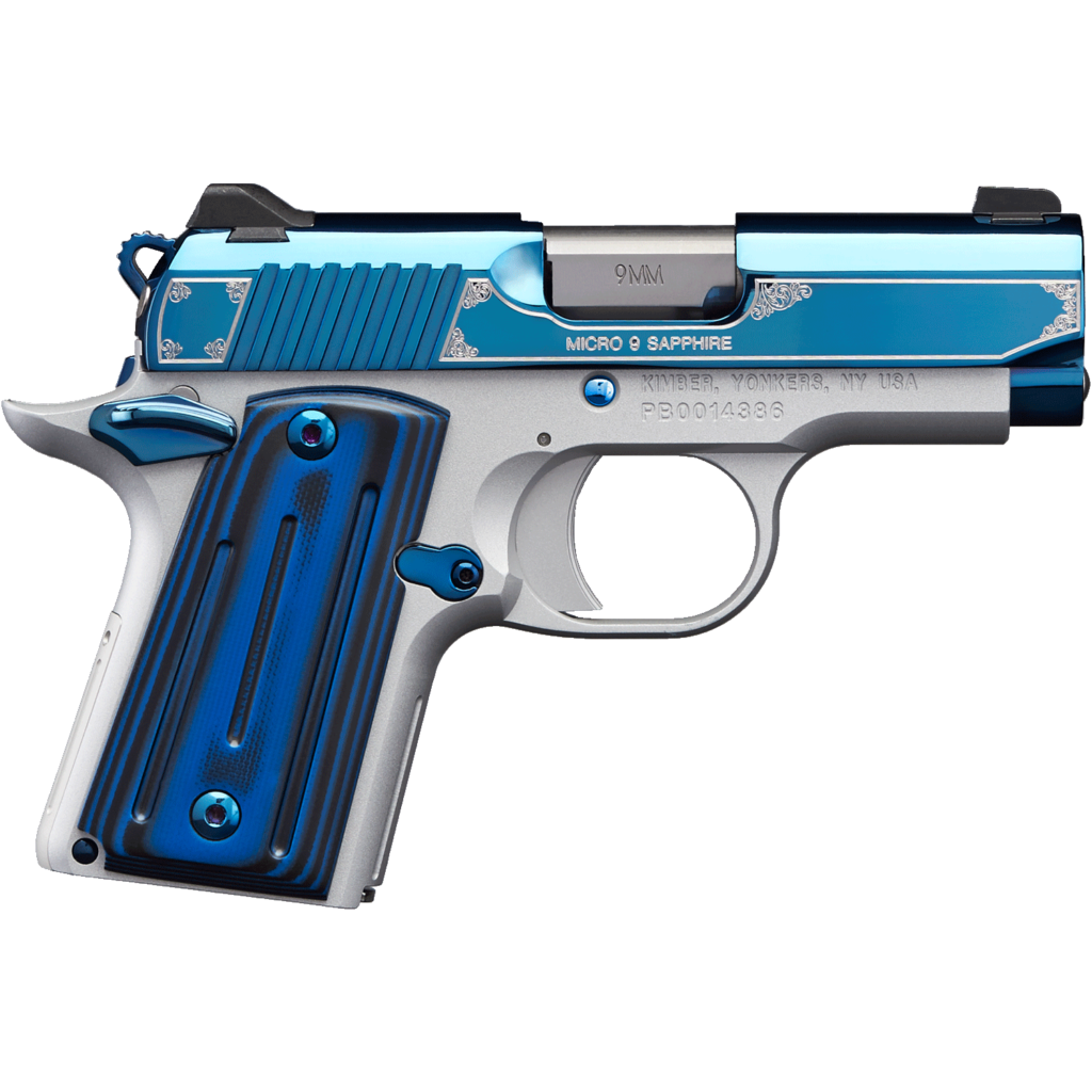 Kimber Micro 9 Sapphire 9MM 3.15" w/Fixed Low Profile 3Dot Tritium