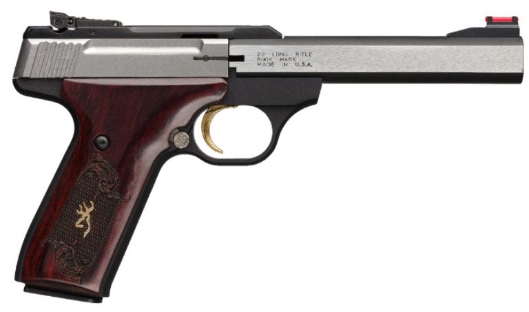 Browning Buck Mark Medallion Rosewood .22 LR Semi-Automatic Pistol ...