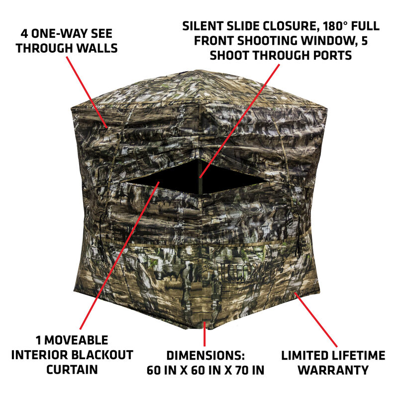 Primos 65150 Double Bull Surround View 360 Blind Truth Camo