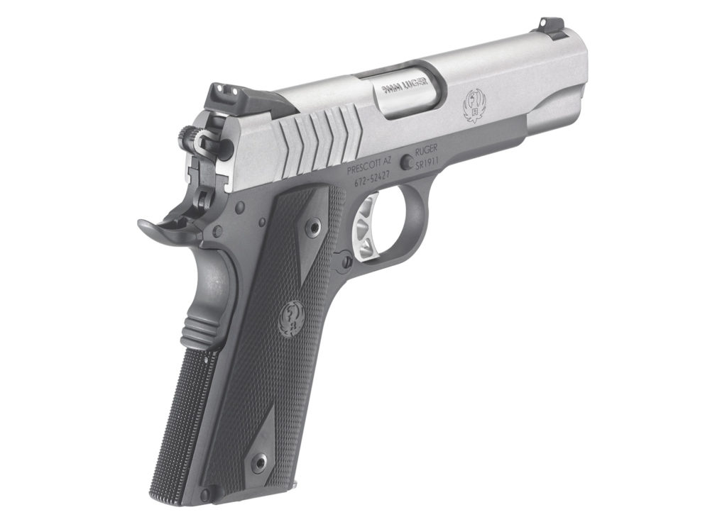 Ruger SR1911 Lightweight Commander Style 9mm Luger 4.25" Barrel Semi