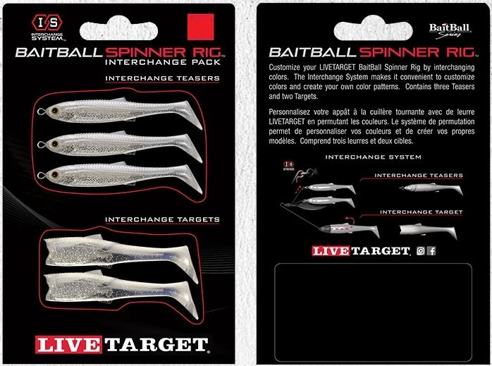 LiveTarget Baitball Spinner Rig Interchange Pack
