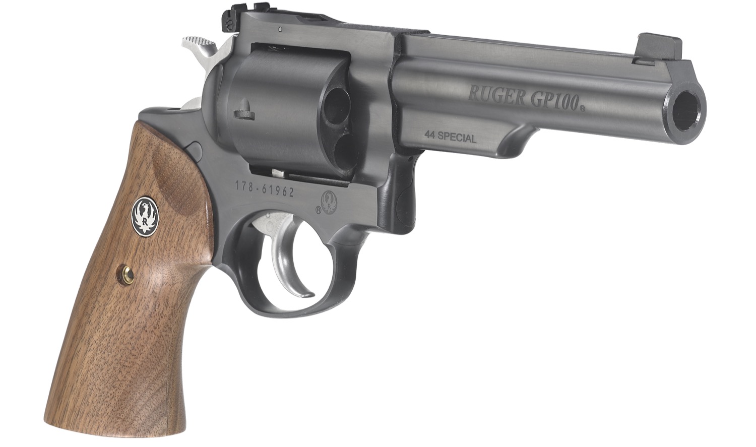 Ruger Gp100 44 Special 5 Barrel Smooth Walnut Grips Revolver 1770 Dunns Sporting Goods