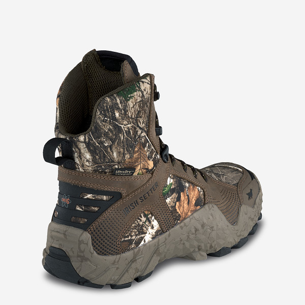 Irish Setter Men's Vaprtrek 8" Leather Realtree Waterproof Hunting Boot