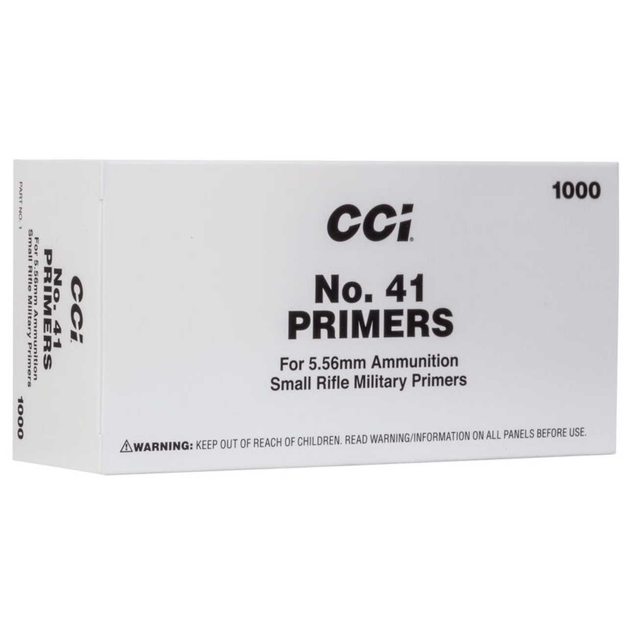 CCI Mil-Spec No. 41 5.56 Small Rifle Military Primers 1000ct Brick #50001 **CANNOT SHIP** - Dunns Sporting Goods