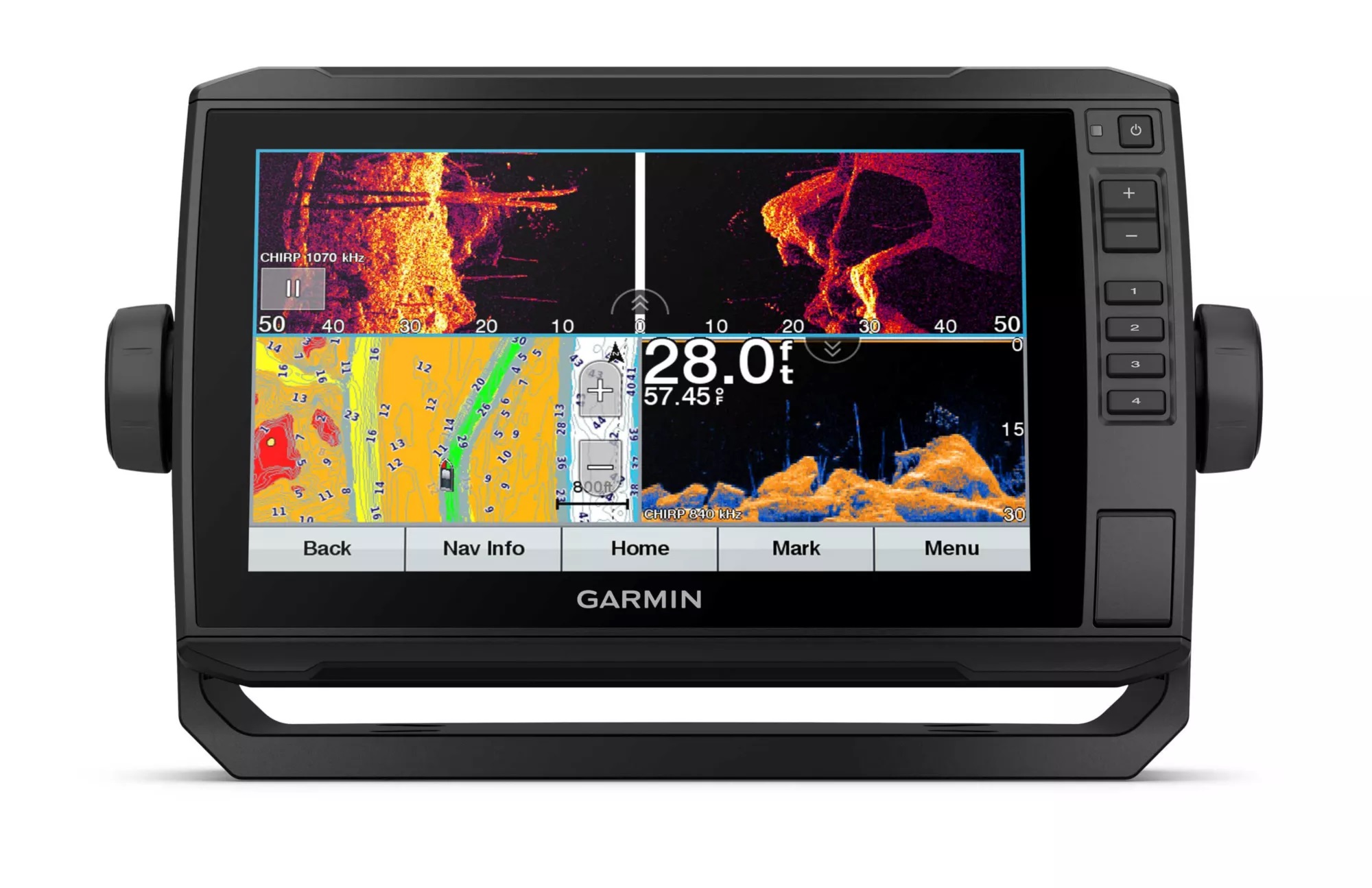 Garmin EchoMAP UHD 93sv 9 Touch Screen Fish Finder Chartplotter Combo 