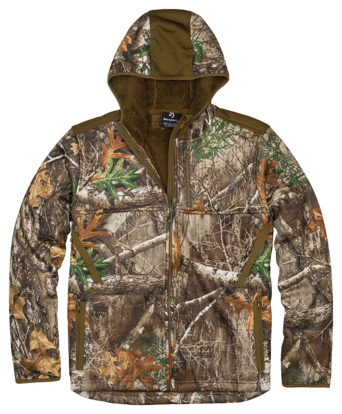 Browning Men's High Pile Hooded Jacket #304546 - Dunns Sporting Goods