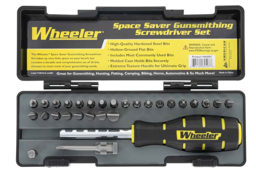 Wheeler Space Saver Screwdriver Set 664507 