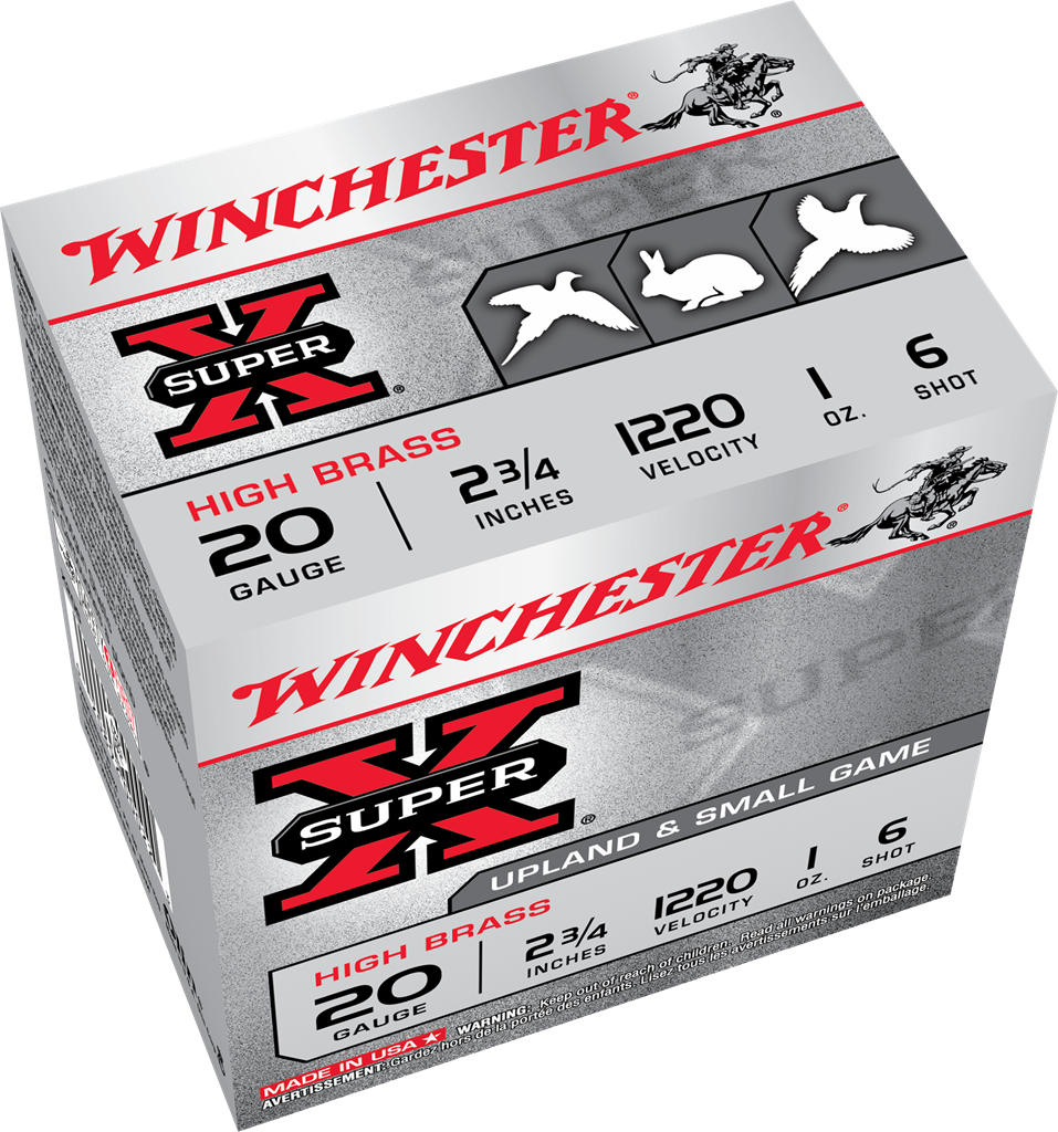 Winchester Super X High Brass Game Load 20ga 2 3 4 1oz 250rd Case