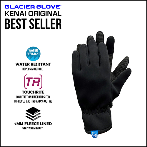 Glacier Glove Men's Kenai Original Glove #015BK - Dunns Sporting Goods