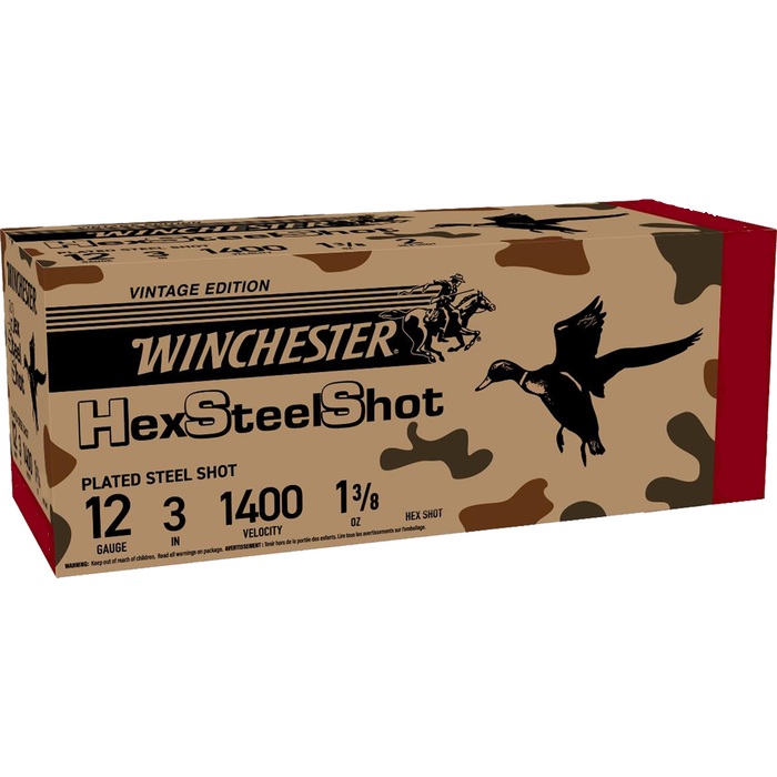 Winchester Hex Steel Shot 200rd case 12ga 3" 1400fps 1 3/8oz ($100 AFTER REBATE)